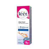 Veet Silky Fresh Hair Removal Cream for Sensitive Skin, 50g - Well Pakistan